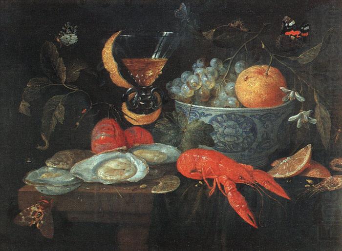 Still Life with Fruit and Shellfish szh, KESSEL, Jan van